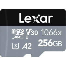 Lexar 256Gb SILVER Micro SDXC V30 memory card