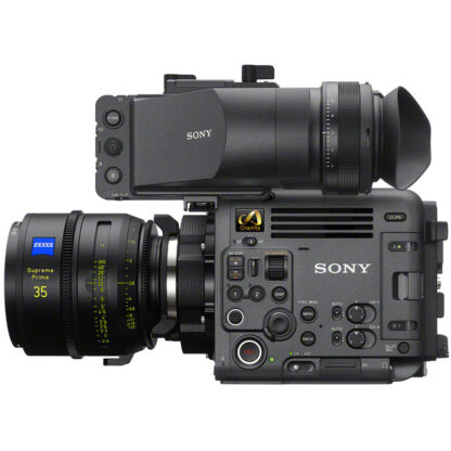 Sony Burano camera with lens